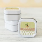 Mini Square Personalized Baby Shower Candle Favor