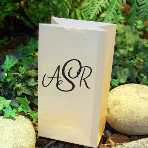 Monogram Paper Luminaries