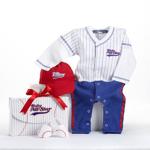 All Star Baseball Baby Gift Set