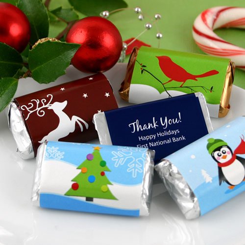 Personalized Holiday Hershey's Miniatures