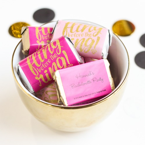 Personalized Wedding Hershey's Miniatures