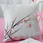 Cherry Blossom Ring Bearer Pillow