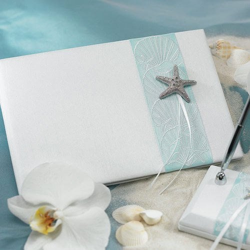 Seaside Allure Guest Book and Pen Set