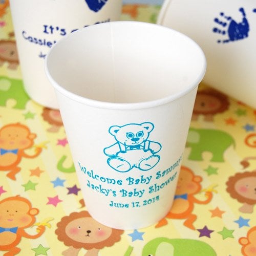 Personalized Baby Shower Paper Cups