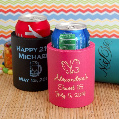 Personalized Birthday Can Sleeve