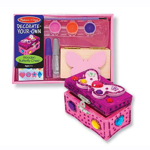 Decorate Your Own Butterfly Chest Party Favor
