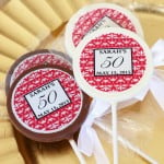 Personalized Chocolate Birthday Lollipop