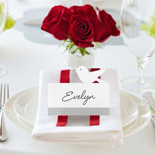 Designer Bird Place Cards