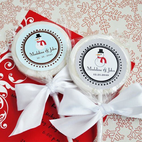 Personalized Holiday Lollipop