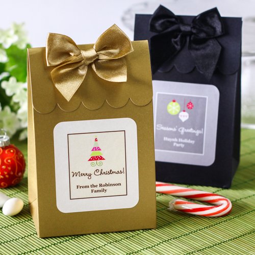Personalized Holiday Candy Bags