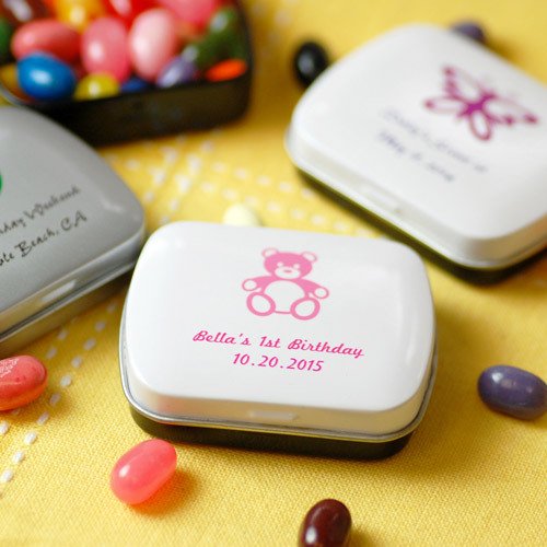 Custom Printed Birthday Candy Tin