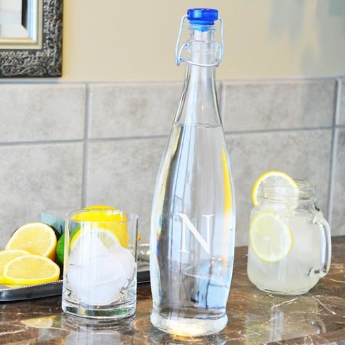 Monogrammed Glass Decanter