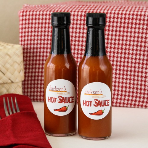 Personalized Birthday Hot Sauce Bottles