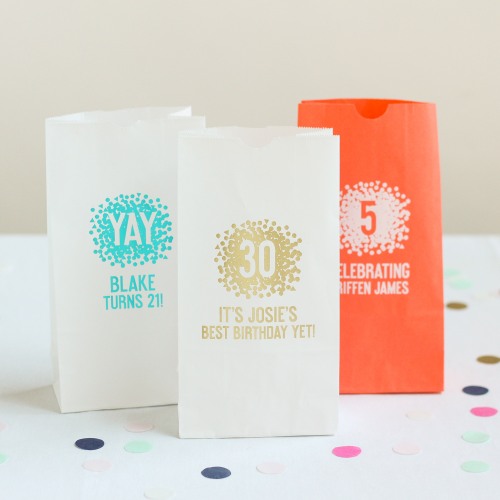 Personalized Birthday Party Goodie Bags
