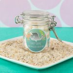 Personalized Glass Baby Shower Favor Jars