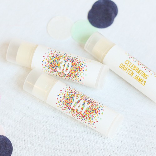 Personalized Lip Balm Birthday Party Favor