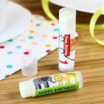 Personalized Lip Balm Birthday Party Favor