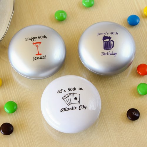 Personalized Birthday M&M Tin