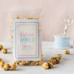 Personalized Baby Shower Caramel Corn