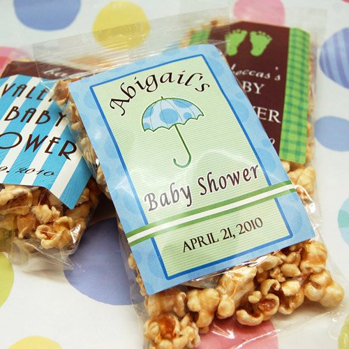 Personalized Baby Shower Caramel Corn