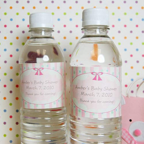Personalized Baby Shower Drink Labels