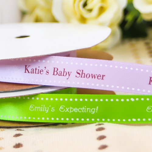 Personalized Satin Dots Ribbon