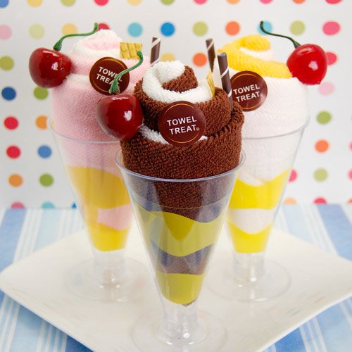 Ice Cream Sundae Towel Favors