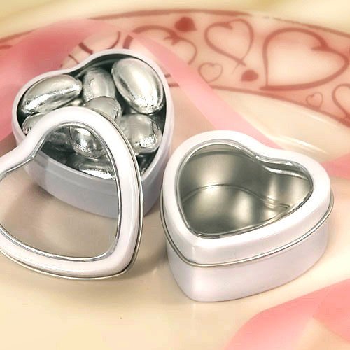 Heart Shaped Favor Tins