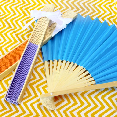 Colored Paper Hand Fan