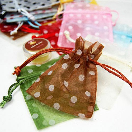 Polka Dots Organza Bags