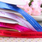 Personalized Satin Dots Ribbon