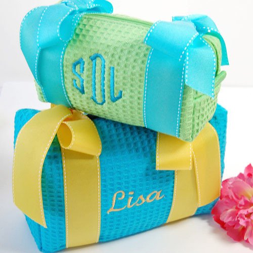 Personalized Spa Toiletry Bags
