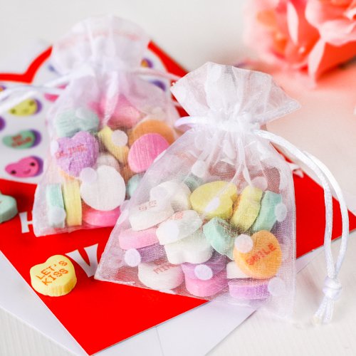 Polka Dots Organza Bags