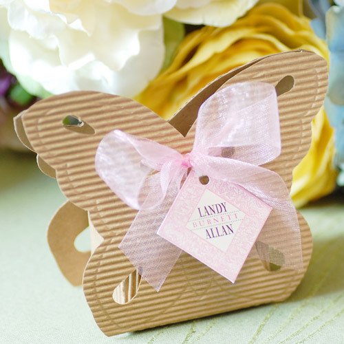 Butterfly Shaped Favor Boxes