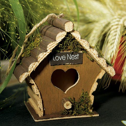 Mini Wooden Bird Houses