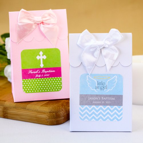 Personalized Baptism Candy Bags