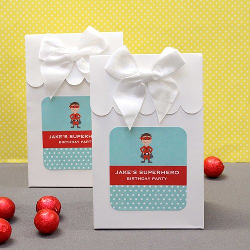 Personalized Kids Birthday Candy Bags