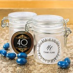 Personalized Glass Birthday Favor Jars