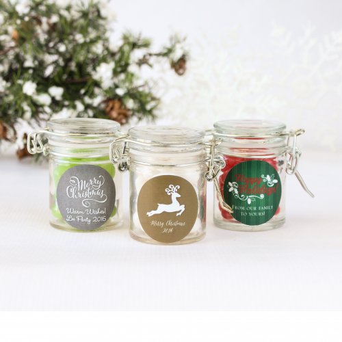 Personalized Glass Party Favor Jars