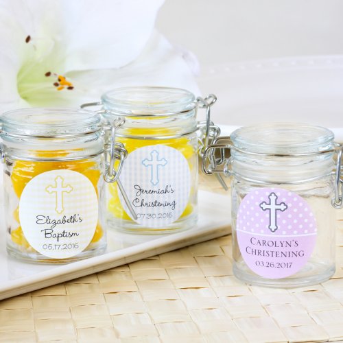 Personalized Glass Party Favor Jars
