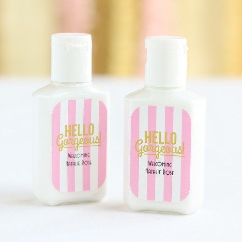 Personalized Baby Shower Hand Lotion
