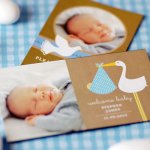 Exclusive Photo Baby Themed Save the Date Magnet