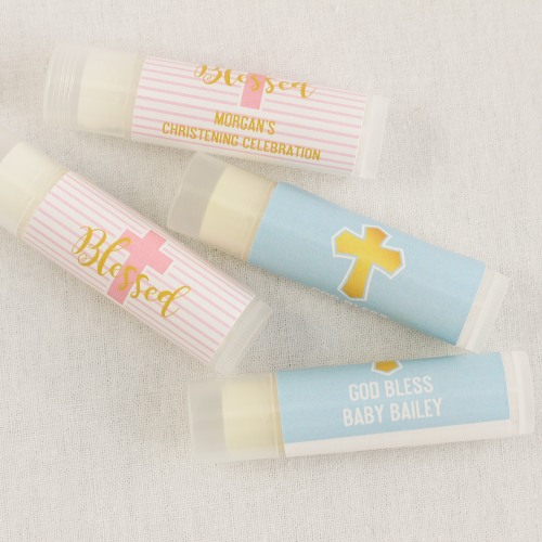 Personalized Lip Balm Religious Favor