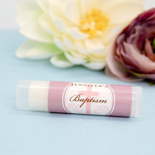 Personalized Lip Balm Religious Favor