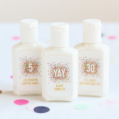 Personalized Birthday Hand Lotion