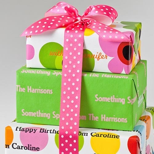 Personalized Birthday Gift Wrapping Paper