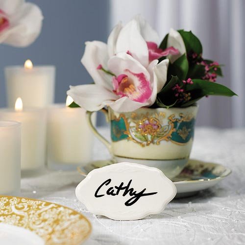 Glazed Ceramic Place Cards