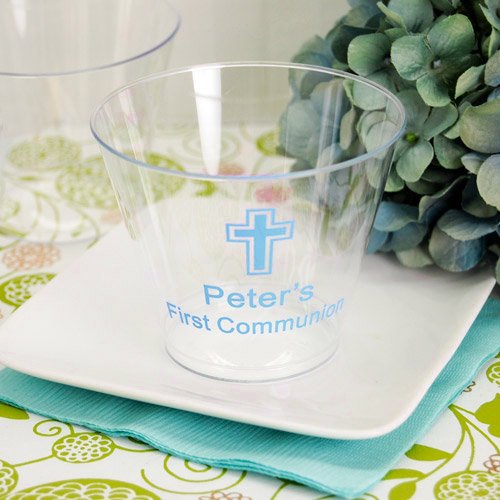Personalized Clear Plastic Religious Cups