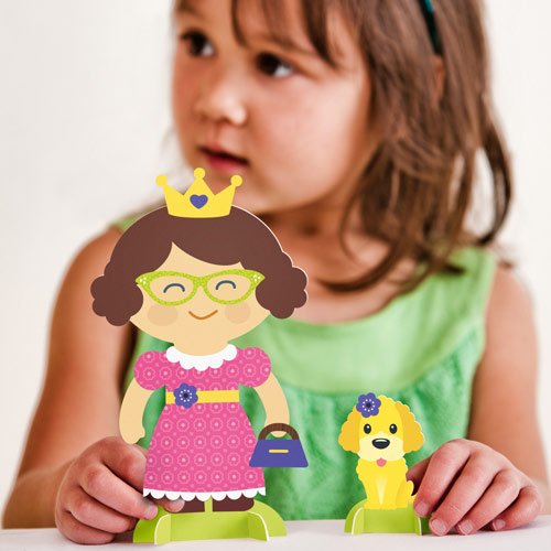 Decorate Your Own Princess Paper Doll
