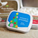 Exclusive Personalized Holiday Mint Tins